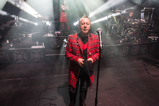 Milan Club Scozia tartan jacket from the clan Italia Collection made for Jim Kerr of Simple Minds for their tour